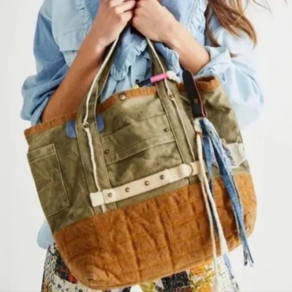 Free People Tatum Olive Handbag